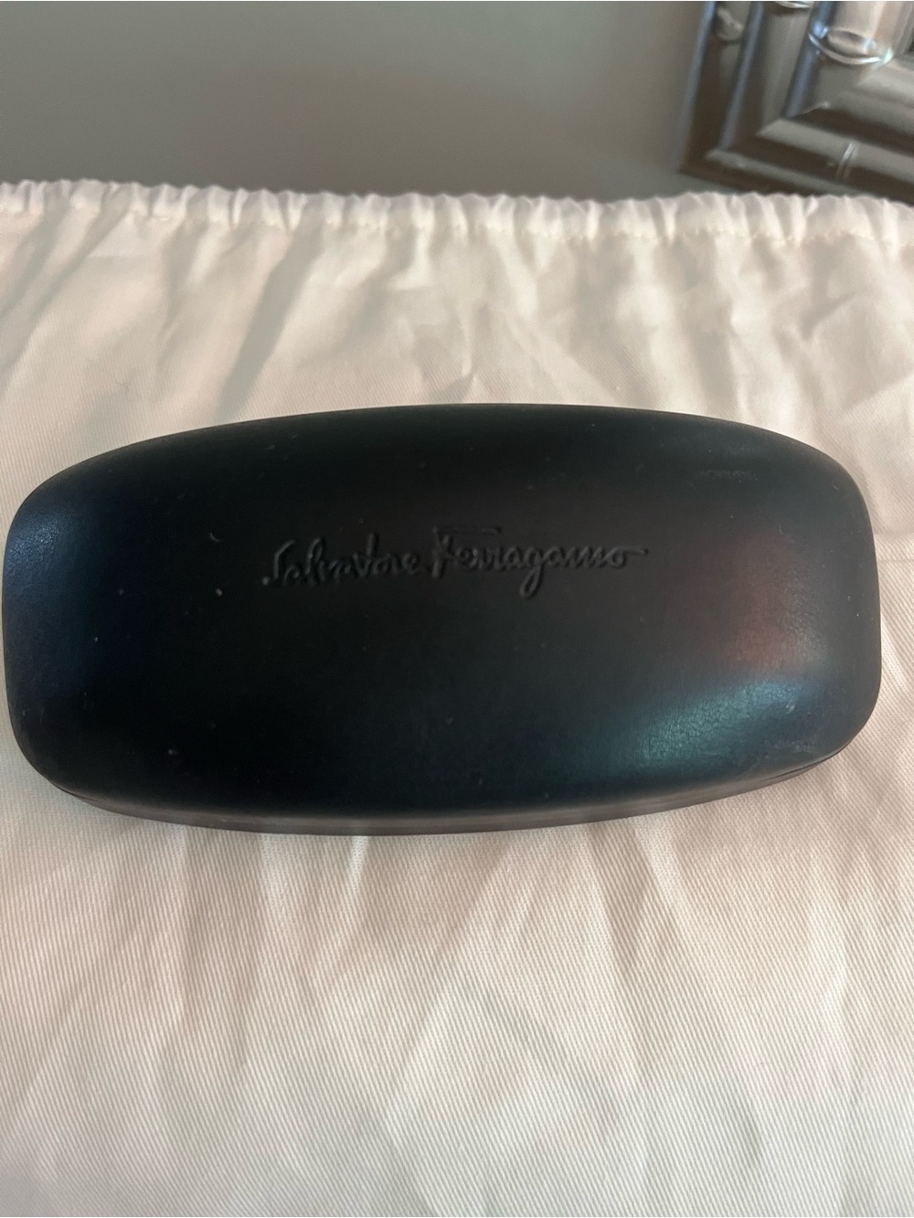 Salvatore Ferragamo Black Eyewear Case